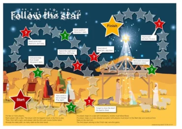 Print & Play! Board Game - Follow the star