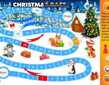 board game Christmas race