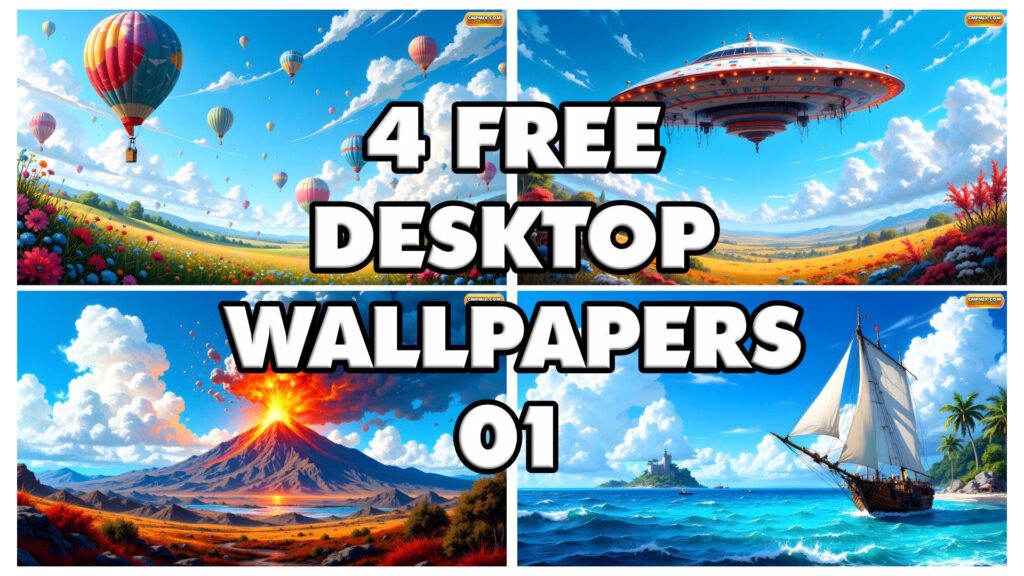 4 free desktop wallpapers collection 01