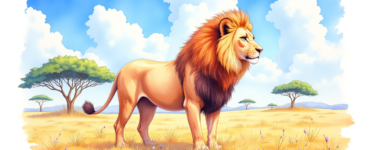 Lion - the king of the jungle
