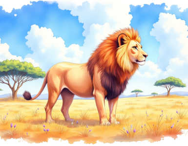 Lion - the king of the jungle