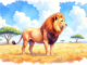 Lion - the king of the jungle