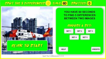 Spot the 5 Differences 3 – Free Browser Game