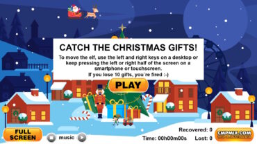 Catch the Christmas Gifts! Free Browser Game