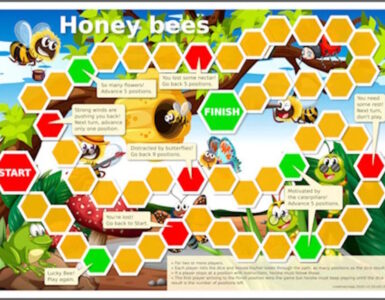 Print & Play! - Honey Bees - Printable Board Game