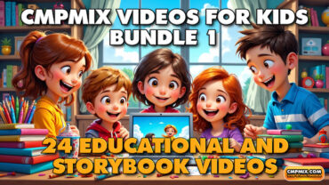 Cmpmix Videos for Kids Bundle 1 - Educational and Storybook Videos