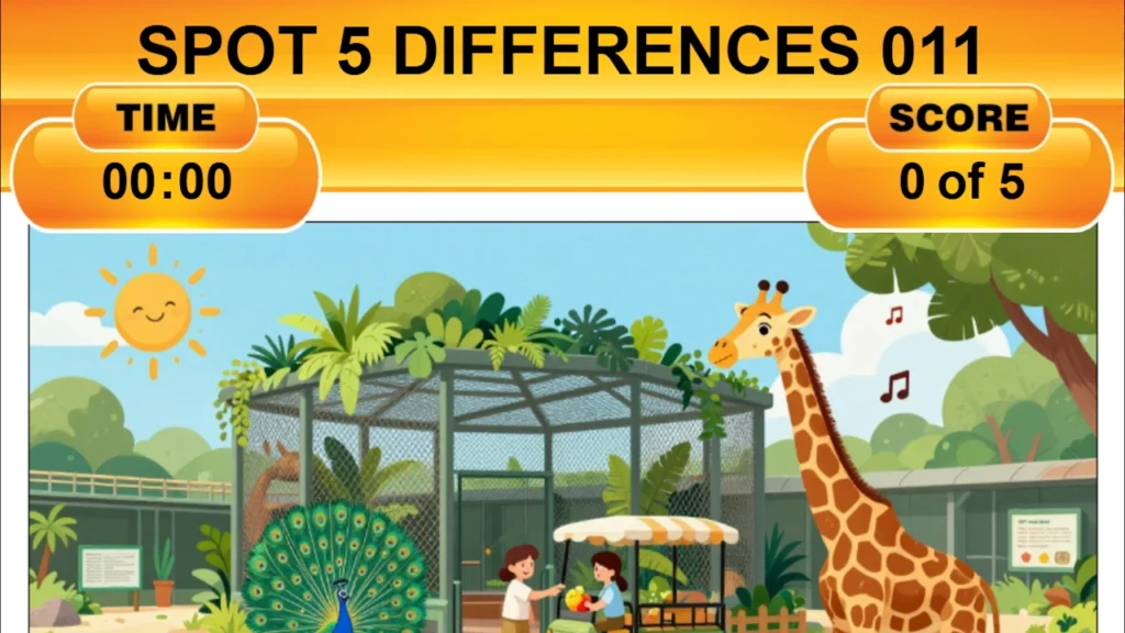 Spot 5 Differences 011 – Free Browser Game