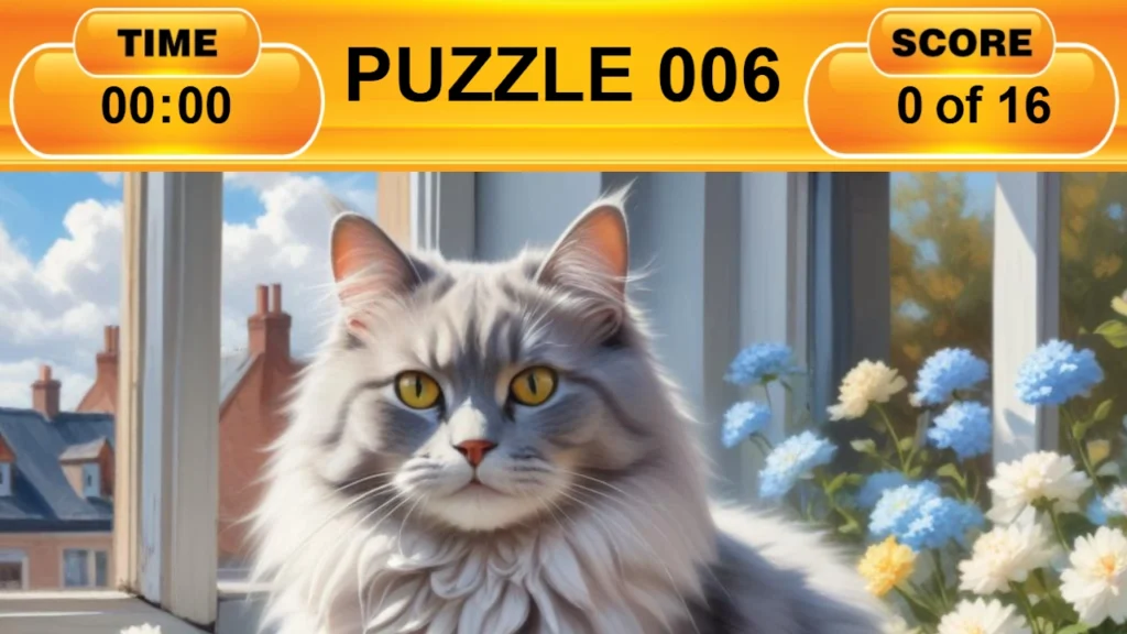 Puzzle 006 – Solve a 16-piece puzzle – Free Browser Game