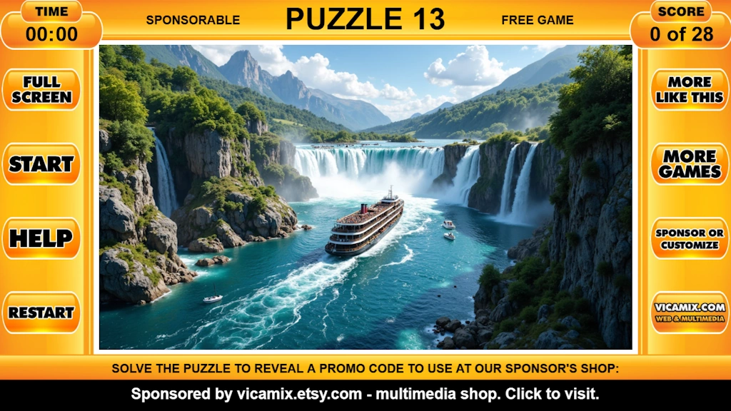 Vicamix Puzzle 13 - Free Browser Game