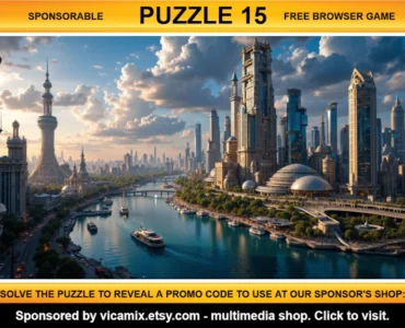 Vicamix Puzzle 15 Free Browser Game