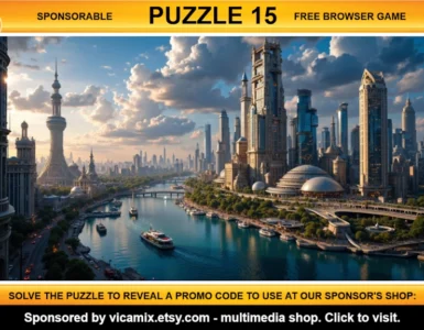 Vicamix Puzzle 15 Free Browser Game
