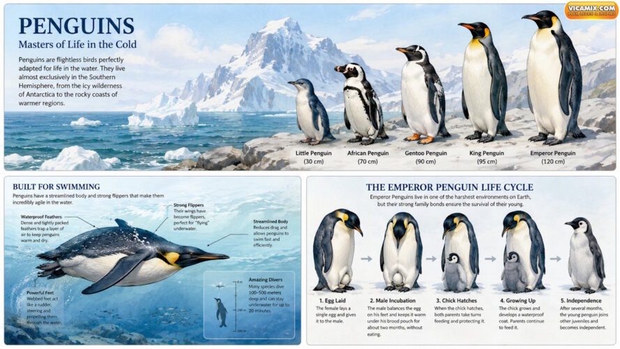 Penguins: Masters of Life in the Cold