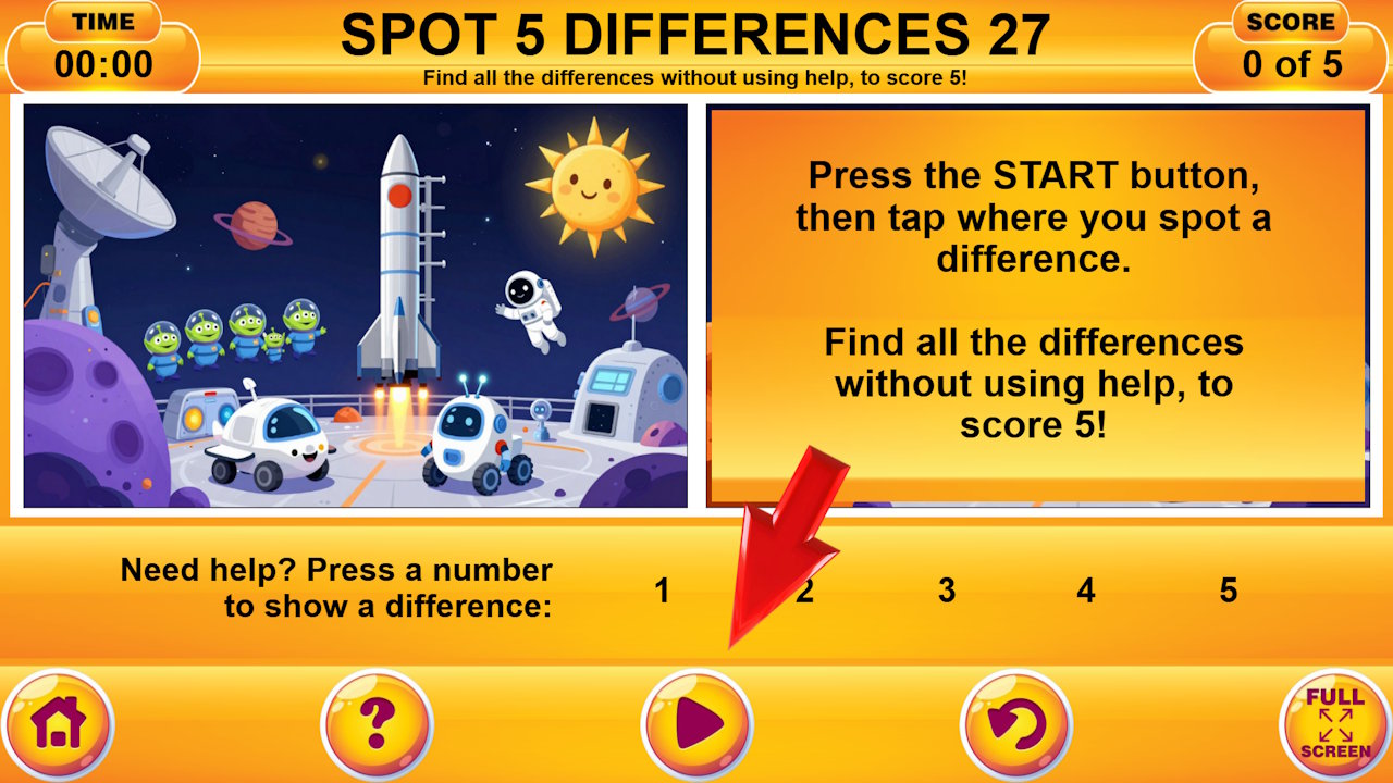 Spot 5 Differences 27 – Free Browser Game