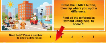Spot 5 Differences 28 – Free Browser Game