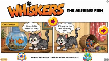 Whiskers- The Missing Fish - Vicamix Webcomic