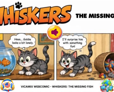 Whiskers- The Missing Fish - Vicamix Webcomic